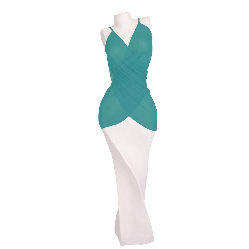 NWT Multi-Function Piscina Mesh Sarong Dress